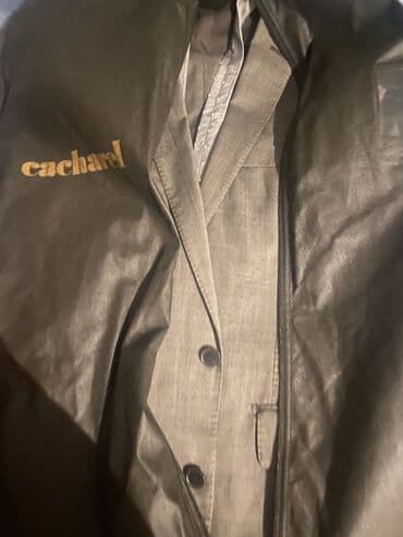 kisi pencekleri: Kişi kostyumu – Cacharel - Rəng: boz/boz‑mele (xırda toxuma naxışlı) - — 3