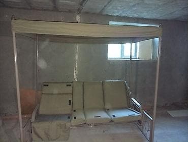 barmaqlıqlar: Divan-yelləncək, Zontikli, Metal — 8