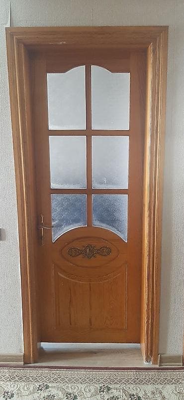 Furnitura və aksessuarlar: Taxta qapı ələ vəziytdədi - Material: təbii ağac (şabalıd — 4