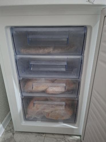 ev sobasi: İşlənmiş Soyuducu Satılır, rəng - Ağ — 2