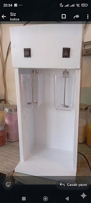 Kokteyl/smilkşeyk qarışdırıcısı – elektriklə işləyən stasionar aparat lalafo.az -da Kokteyl/smilkşeyk qarışdırıcısı – elektriklə işləyən stasionar aparat