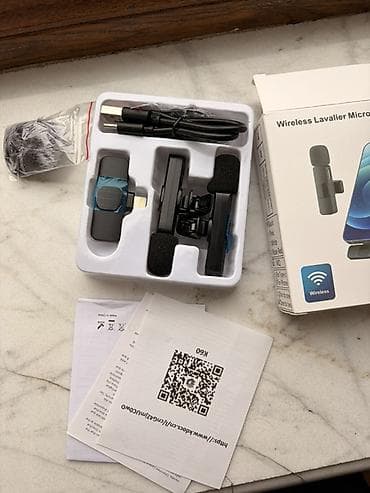 gpd win: 🎤 Wireless Lavalier microphone/ simsiz mikrofon (iPhone üçün) – Yeni — 3