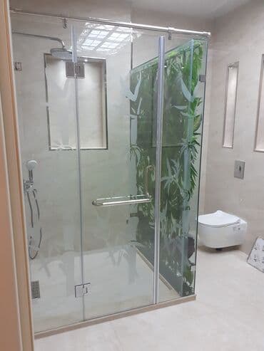 hamam ucun duş kabinleri: Yeni Arakəsmə, Düzbucaqlı, Pulsuz çatdırılma — 6