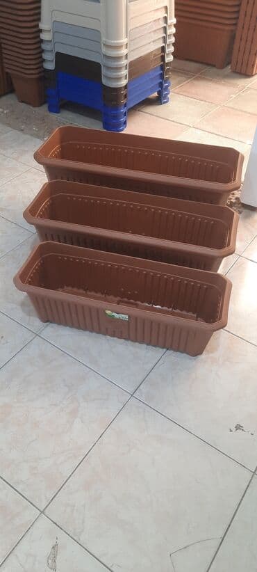 цветы в горшках: Dibcek qabi duzbucaqli kvadrat ayaqli gul qabi duzbucaqli kvadrat — 10