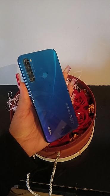 Audio: Redmi Note 8 (2021), 64 GB, rəng - Mavi, Barmaq izi — 4