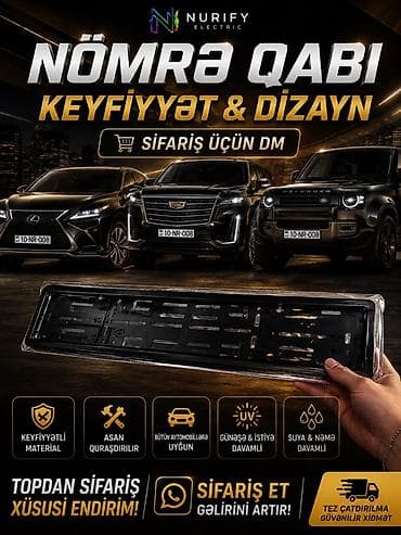 satılık atv: Keyfiyyətli nömrə qabı — pərakəndə və TOPDAN satış 📦 Sınmır, əyilmir — 1