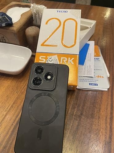Tecno Spark 20, 256 GB, rəng - Qara, Sənədlərlə lalafo.az -da Tecno Spark 20, 256 GB, rəng - Qara, Sənədlərlə