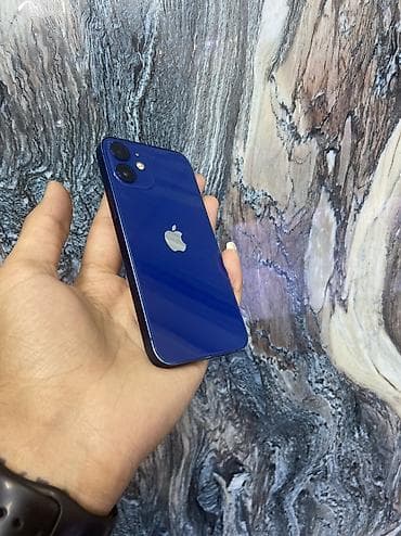 IPhone 12 mini, 64 GB, Göy, Face ID