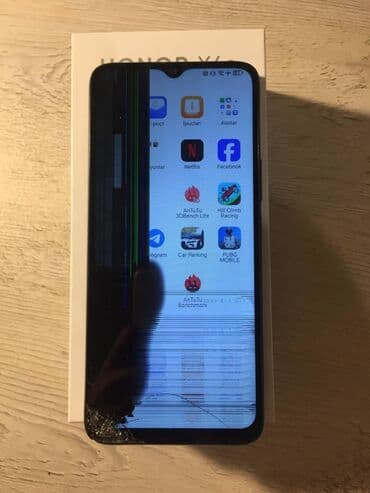 Ножи: Honor X6a, 128 ГБ, цвет - Черный, Битый — 4