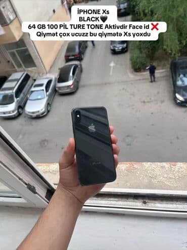 ses sitemi: IPhone Xs, 64 ГБ, Черный — 1