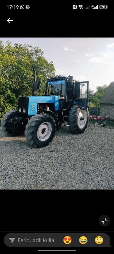 pərlər: Belarus 1221 traktoru - Güclü 6 silindrli dizel mühərrik - Ön çəki — 6