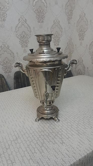 samovar satilir: Б/у Дровяной Самовар, 8 л — 1