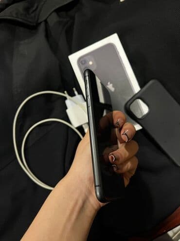 iphone 11 qiymeti 2 ci el: IPhone 11, Qara, Face ID — 5