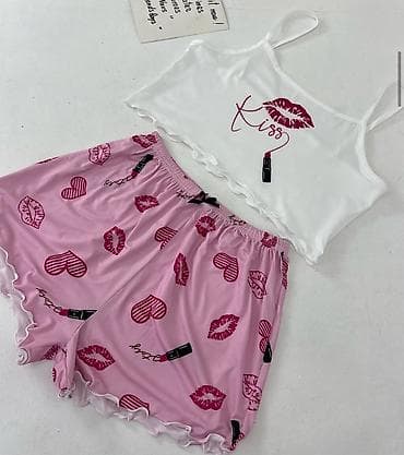 tulum paltar: Qadınlar üçün maykalı pijamalar Ölçü: standart. Hamsı yeni,etiketlidir — 3