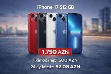 macbook pro 2017: IPhone 17 Pro Max, 512 GB, Zəmanət, Kredit, Sənədlərlə — 5