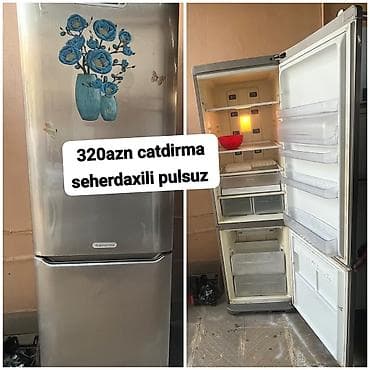 Ariston iki bölməli soyuducu - Rəng: metalik gümüş - Yuxarıda at lalafo.az Ariston iki bölməli soyuducu - Rəng: metalik gümüş - Yuxarıda