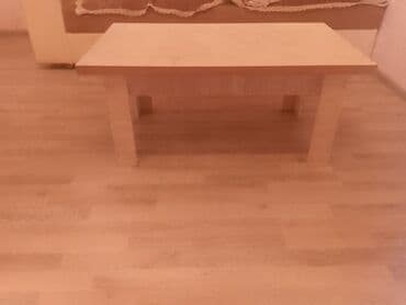 Столы: Журнальный стол, Нераскладной, Дерево, Прямоугольный стол — 1