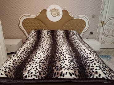 белая мебель в стиле прованс: İkinəfərlik çarpayı, Dolab, İşlənmiş — 4