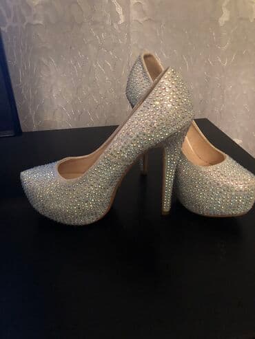 mimy ortopedik ayakkabı: Tuflilər, Ölçü: 37, rəng - Gümüşü, İşlənmiş — 1