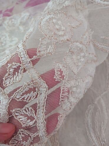 vinil divar kağızları: Tül pərdə eni ;3 metr, uzunu 2,85 sm.Hazırdır.Zakaz tikdirmişəm — 5