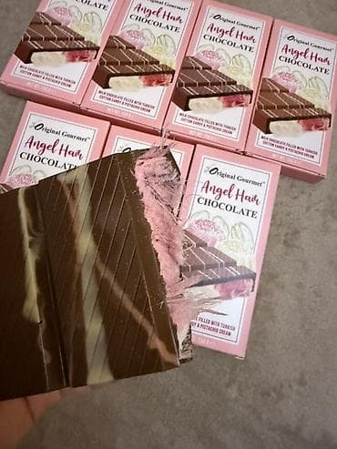 g plus coffee: Original Gourmet Angel Hair Chocolate – 150 q Dubay şokoladı - Süd — 3