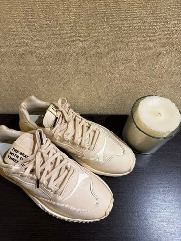 qadın krosovkaları yay üçün: Adidas, Ölçü: 38.5, rəng - Bej, İşlənmiş — 1