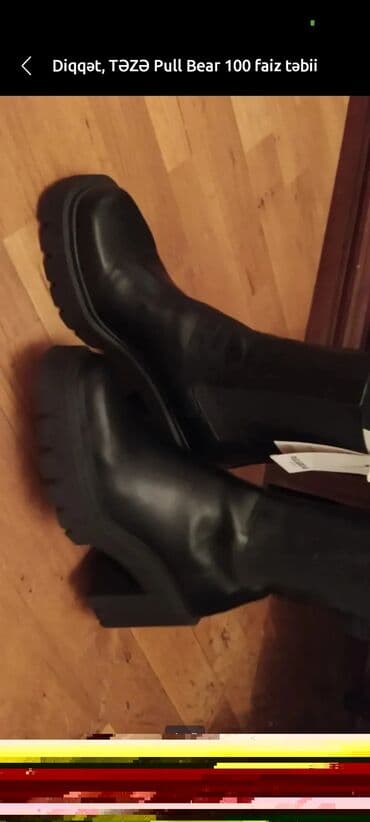 qış botları: Dior, Ölçü: 38.5, rəng - Qara, Yeni — 1