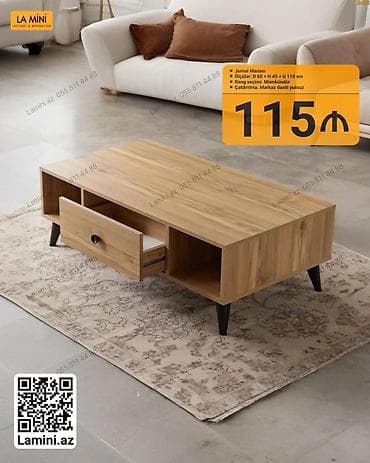Düz masa, Açılmayan, Təkərsiz, Teksturalı laminat, Zəmanətsiz, Pulsuz quraşdırılma