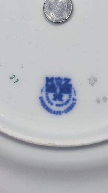 qurban bayrami sekilleri: Çay dəsti, rəng - Göy, Kobalt, Madonna, Çexiya — 3