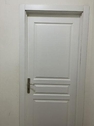 Ağ rəngli daxili otaq qapısı - Material: MDF/MDF-lam (taxta