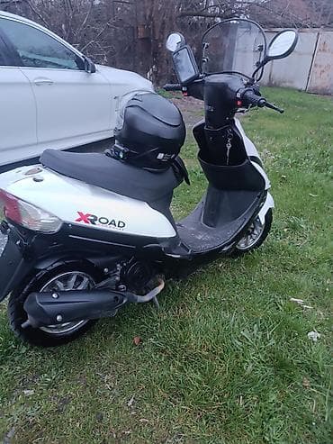 qazel turbo az: Skuter X-Road (şəhər/skuter) - Rəng: ağ-qara - Ön yüksək külək şüşəsi — 2