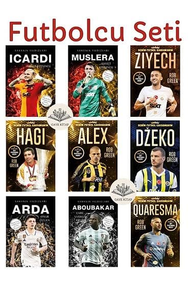 Спорт и хобби: Məhsul: “Futbolcu Seti” – məşhur oyunçular haqqında kitablar toplusu — 1