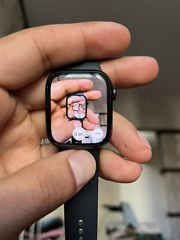 telofon saat: İşlənmiş, Smart saat, Apple, Sensor ekran, rəng - Qara — 2