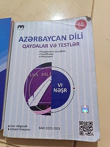 Məhsul: “Azərbaycan dili – Qaydalar və Testlər” (VI nəşr) Müəlliflər