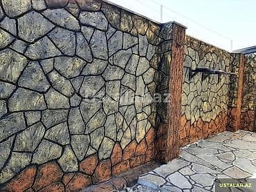 surucu yuk: Dekorativ süni daş imi̇tasi̇yası – fasad və hasar üçün - Xidmət növü — 2