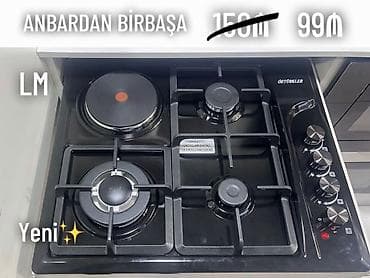 Mətbəx texnikası: Qarışıq sobası Quraşdırılan, 4 gözlü — 1