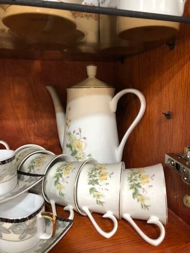 caydanliq: Çay dəsti, rəng - Ağ, Keramika, 6 nəfərlik — 5