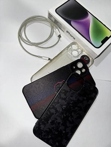 ayfon 7s: IPhone 14, 128 GB, Ağ, Barmaq izi, Simsiz şarj, Face ID — 8