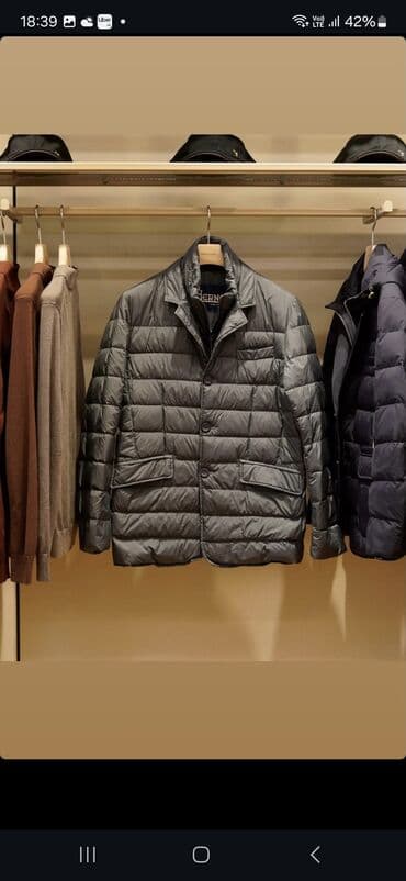 белые мужские куртки: Kurtka, Bolonka, Qış — 1