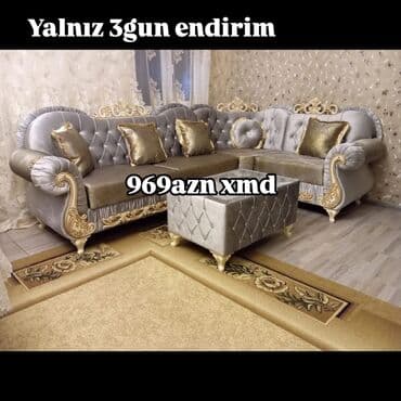 oturacaq divanlar: Künc divan, Yeni, Açılmayan, Bazasız, Parça, Şəhərdaxili pulsuz çatdırılma — 4