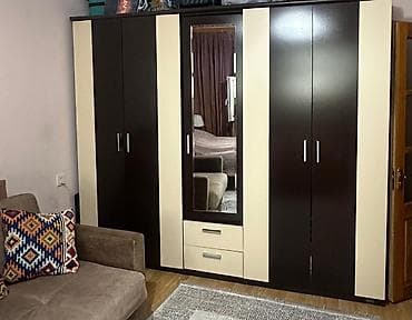 taxt dəsti 50 m: Yataq otağı dəsti – qəhvəyi/krem rəng kombinasiyası Komplekt: - — 4
