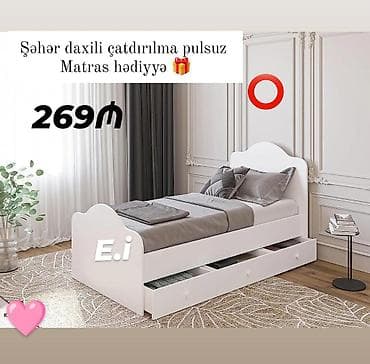 stol stullarin satisi: Yeni, Təknəfərlik çarpayı, Matras ilə, Siyirməli — 1