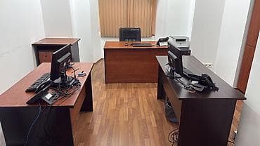 tək stol: Ofis mebeli dəsti dest olaraq satilir, tek tek satilmir - Rəng: tünd — 2