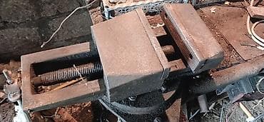 vintir: Ağır tip metal işləri üçün dəzgah üstü mengə - Material: tam — 2