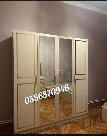 ikinci el şkaf: Новый, Распашной, 3 двери Прямой шкаф, Шкаф-вешалка, Азербайджан — 22