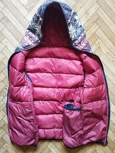 Jiletlər: Uşaq üçün kapüşonlu şişmə jilet - Rəng və dizayn: Tünd boz əsas fonda — 3