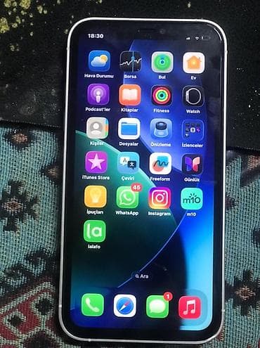 telefon a13: IPhone 11, 64 GB, Ağ — 4