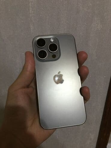 pitiminutka qaz klapani: IPhone 15 Pro, Gümüşü, Face ID — 1