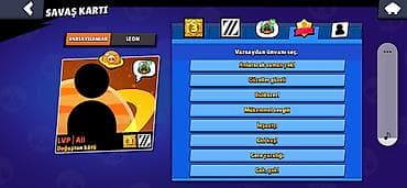 oyun disk: Brawl Stars hesabı – yüksək səviyyəli profil - Kupa yolu: 52,664 (ən — 5