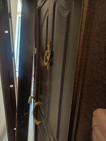 pul seyfi: Metal giriş qapısı – komplekt - Material: gücləndirilmiş metal — 1